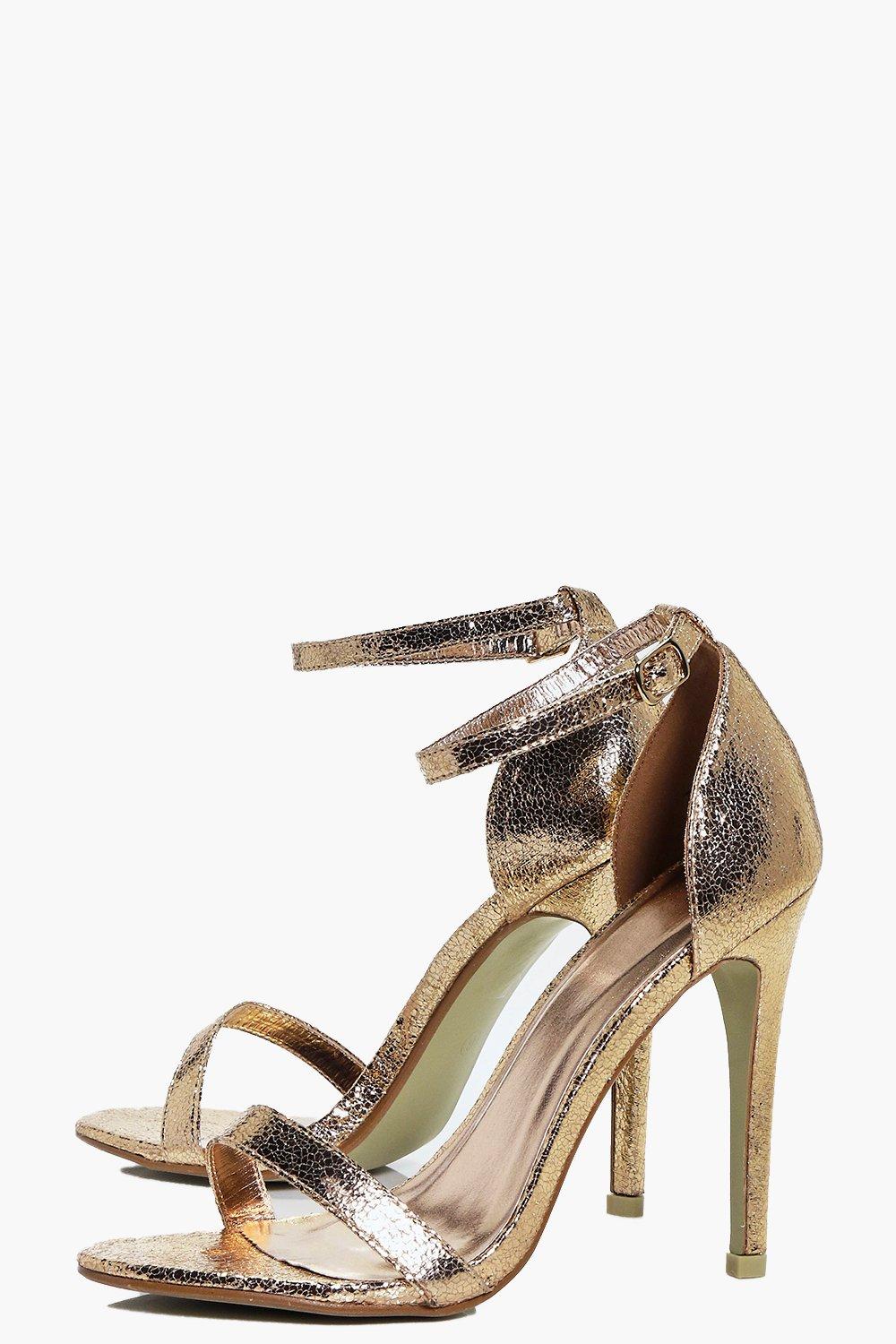 Rose gold hot sale shoes boohoo